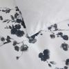 image:imageVera Wang  Queen Size Duvet Cover Set 100 Soft amp Smooth Cotton Sateen Floral Bedding 3Piece Reversible Bed Set with Matching Pillowcases Noir BouquetIkat Line GreyNoir Bouquet Ikat Line Grey