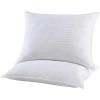 image:imageVera Wang  Standard Down Alternative Pillow Smooth amp Breathable Cotton Bed Pillows 400 Thread Count Medium Weight Bedding for Year Round 20 x 26 White 2 Piece