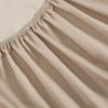 image:imageVera Wang  Queen Sheet Set Silky Soft Sateen Bedding with Matching Pillowcases Fully Elastic Fitted Sheet Deep Pocket Bed Set Breathable AllSeason Comfort TriBlend BeigeBeige