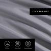 image:imageVera Wang  Queen Sheet Set Silky Soft Sateen Bedding with Matching Pillowcases Fully Elastic Fitted Sheet Deep Pocket Bed Set Breathable AllSeason Comfort TriBlend BeigeGrey