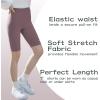 imageRolanko Big Girls Bike Shorts Gymnastic Stretch Spandex Compression Cycling 7quot Athletic Shorts for Kids Casual Dance Activewear Purple 1214