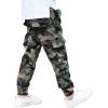 imageRolanko Boys Cargo Pants Casual Kids Joggers Elastic Waist Outdoor Hiking Baggy Trousers 414 YearsAcamouflage