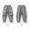 imageRolanko Boys Cargo Pants Casual Kids Joggers Elastic Waist Outdoor Hiking Baggy Trousers 414 YearsBgrey