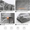 imageRolanko Boys Cargo Pants Casual Kids Joggers Elastic Waist Outdoor Hiking Baggy Trousers 414 YearsBgrey