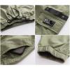 imageRolanko Boys Cargo Pants Casual Kids Joggers Elastic Waist Outdoor Hiking Baggy Trousers 414 YearsE1green