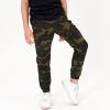 imageRolanko Boys Cargo Pants Casual Kids Joggers Elastic Waist Outdoor Hiking Baggy Trousers 414 YearsF1greencamo