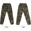 imageRolanko Boys Cargo Pants Casual Kids Joggers Elastic Waist Outdoor Hiking Baggy Trousers 414 YearsF1greencamo