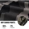 imageRolanko Boys Cargo Pants Casual Kids Joggers Elastic Waist Outdoor Hiking Baggy Trousers 414 YearsF1greycamo