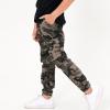 imageRolanko Boys Cargo Pants Casual Kids Joggers Elastic Waist Outdoor Hiking Baggy Trousers 414 YearsF1greycamo