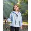 imageRolanko Boys Girls Waterproof Windbreaker Hooded Jacket Lightweight Raincoats for Kids Outdoor Rain JacketBlue