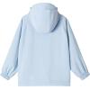 imageRolanko Boys Girls Waterproof Windbreaker Hooded Jacket Lightweight Raincoats for Kids Outdoor Rain JacketBlue
