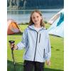 imageRolanko Boys Girls Waterproof Windbreaker Hooded Jacket Lightweight Raincoats for Kids Outdoor Rain JacketBlue