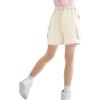 imageRolanko Girls Cargo Shorts Lightweight Parachute Short Pants with Pockets Summer Cargo Shorts for Kids Casual Hiking SportsBeige