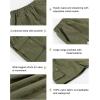 imageRolanko Girls Cargo Shorts Lightweight Parachute Short Pants with Pockets Summer Cargo Shorts for Kids Casual Hiking SportsGreen