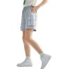 imageRolanko Girls Cargo Shorts Lightweight Parachute Short Pants with Pockets Summer Cargo Shorts for Kids Casual Hiking SportsGreyblue