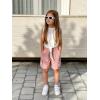 imageRolanko Girls Cargo Shorts Lightweight Parachute Short Pants with Pockets Summer Cargo Shorts for Kids Casual Hiking SportsPink
