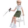 imageRolanko Girls Cargo Skirt Parachute Shorts Skirt with Pockets Summer Kids Skirt Casual Beach Hiking 513YArmygreen