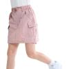 imageRolanko Girls Cargo Skirt Parachute Shorts Skirt with Pockets Summer Kids Skirt Casual Beach Hiking 513YPink