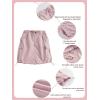 imageRolanko Girls Cargo Skirt Parachute Shorts Skirt with Pockets Summer Kids Skirt Casual Beach Hiking 513YPink