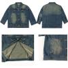 imageRolanko Girls Denim Jackets Basic Oversized Jean Jacket for Girls Fall Outwear Button Down Trucker Jacket 514 YearsA1dark Blue