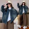imageRolanko Girls Denim Jackets Basic Oversized Jean Jacket for Girls Fall Outwear Button Down Trucker Jacket 514 YearsA1dark Blue