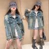 imageRolanko Girls Denim Jackets Basic Oversized Jean Jacket for Girls Fall Outwear Button Down Trucker Jacket 514 YearsA5frayed