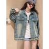 imageRolanko Girls Denim Jackets Basic Oversized Jean Jacket for Girls Fall Outwear Button Down Trucker Jacket 514 YearsA5frayed