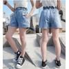 imageRolanko Girls Denim Shorty Shorts Elastic Waist Kids Summer Jean Shorts 414 YearsA3paperbag