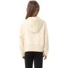 imageRolanko Girls Zip Up Hoodies Cropped Sweatshirts Long Sleeve Jackets with Pockets Kids Tops Clothes 715 YearsApricot