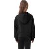 imageRolanko Girls Zip Up Hoodies Cropped Sweatshirts Long Sleeve Jackets with Pockets Kids Tops Clothes 715 YearsBlack
