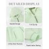 imageRolanko Girls Zip Up Hoodies Cropped Sweatshirts Long Sleeve Jackets with Pockets Kids Tops Clothes 715 YearsGreen