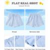 imageRolanko Shorts for Girls Lightweight Girls Shorts with Pockets Pleats Design Kids Shorts for Casual Beach Sports 515 YearsBlue