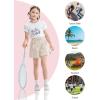 imageRolanko Shorts for Girls Lightweight Girls Shorts with Pockets Pleats Design Kids Shorts for Casual Beach Sports 515 YearsKhaki