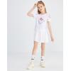 imageRolanko Skorts for Girls Skirts 2 Pack Cotton Kids Shorts Casual Play School Tennis 29 YearsA1whitepurple