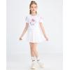 imageRolanko Skorts for Girls Skirts 2 Pack Cotton Kids Shorts Casual Play School Tennis 29 YearsA5bluewhite