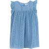 imageGirls Ruffle Dress Sleeveless Casual Summer Dresses for Kids Party Wedding Princess Dress 19 YearsBlue