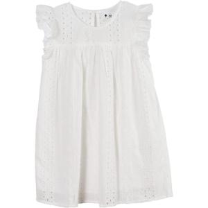imageGirls Ruffle Dress Sleeveless Casual Summer Dresses for Kids Party Wedding Princess Dress 19 YearsWhite