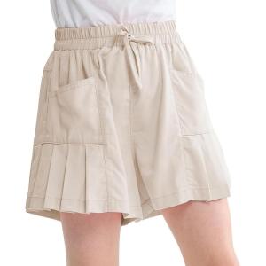 imageRolanko Shorts for Girls Lightweight Girls Shorts with Pockets Pleats Design Kids Shorts for Casual Beach Sports 515 YearsKhaki
