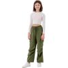 imageRolanko Girls Cargo Pants Wide leg Cargo Sweatpants High Waist Kids Joggers with Pockets 414 YearsGreen