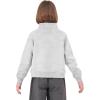 imageRolanko Girls Half Zip Pullover Cropped Sweatshirts for Girls Long Sleeve Sweat Shirts with Thumb Hole 514 YearsGrey