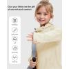 imageRolanko Girls Hoodies Fleece Sweatshirts Long Sleeve Cozy lightweight Pullover Tops with Pocket Kids Warm Velvet OutwearBeige
