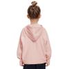 imageRolanko Girls Hoodies Fleece Sweatshirts Long Sleeve Cozy lightweight Pullover Tops with Pocket Kids Warm Velvet OutwearPink
