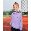 imageRolanko Girls Hoodies Fleece Sweatshirts Long Sleeve Cozy lightweight Pullover Tops with Pocket Kids Warm Velvet OutwearPurple