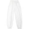 imageRolanko Girls Jogger Pants Active Kids Sweatpants with Pocket Hip Hop Streetwear Trousers 414 YearsE5white