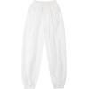 imageRolanko Girls Jogger Pants Active Kids Sweatpants with Pocket Hip Hop Streetwear Trousers 414 YearsE5white