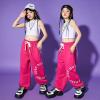 imageRolanko Girls Jogger Pants Active Kids Sweatpants with Pocket Hip Hop Streetwear Trousers 414 YearsG1roseletter