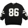 imageRolanko Girls Kids Pullover Sweatshirt with Crewneck Girls Casual Oversized Top Shirts Long SleeveAblack