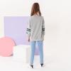 imageRolanko Girls Kids Pullover Sweatshirt with Crewneck Girls Casual Oversized Top Shirts Long SleeveBgrey