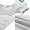 imageRolanko Girls Kids Pullover Sweatshirt with Crewneck Girls Casual Oversized Top Shirts Long SleeveBgrey