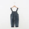 imageRolanko Girls Overalls Denim Bib Distressed Jumpsuit Kids Blue Baggy Jean Pants 414 Years with PocketsA4grey